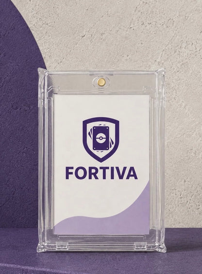 FORTIVA 55PT PREMIUM ONE TOUCH MAGNETIC CARD CASE/FRAME