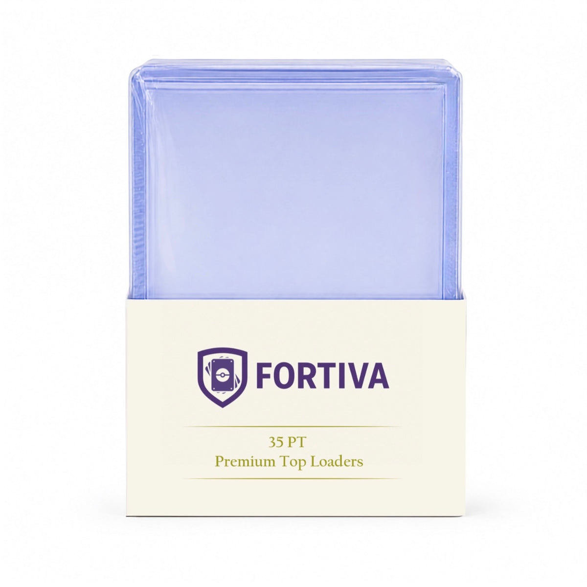 FORTIVA 35PT PREMIUM TOPLOADERS PACK OF 25